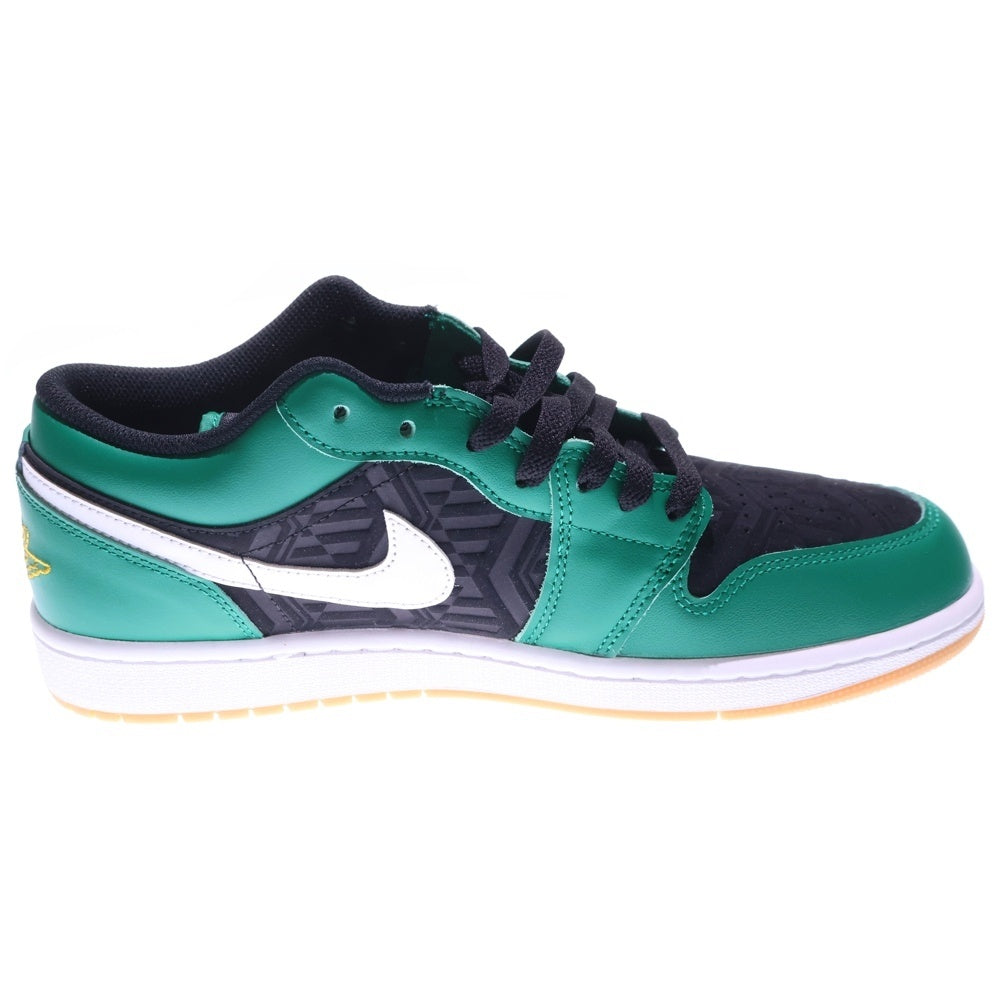 NIKE(ナイキ) GS AIR JORDAN 1 LOW SE Malachite DQ8422-300 ウィメンズ エアジョーダン 1 マラカイト ローカットスニーカー ブラック/グリーン US10.5/28.5cm