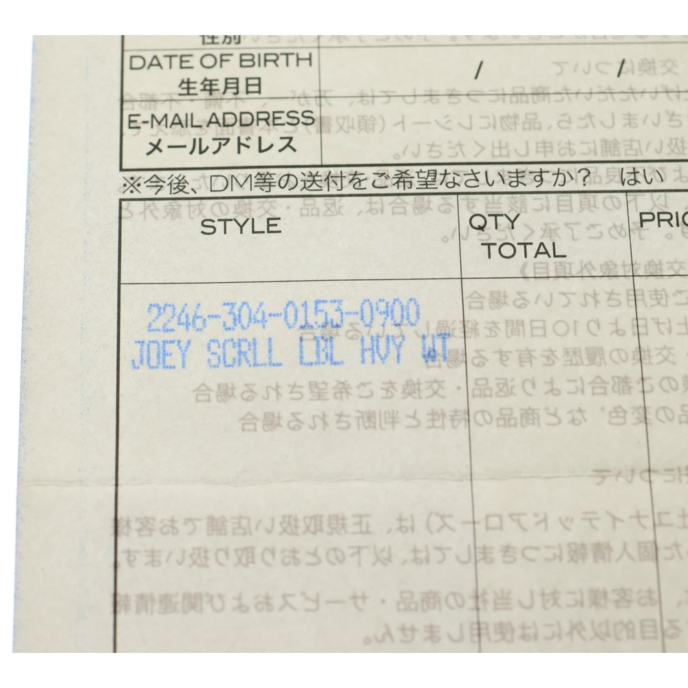 CHROME HEARTS(クロムハーツ) JOEY ジョーイ レザーウォレット 財布 ブラック BCA365