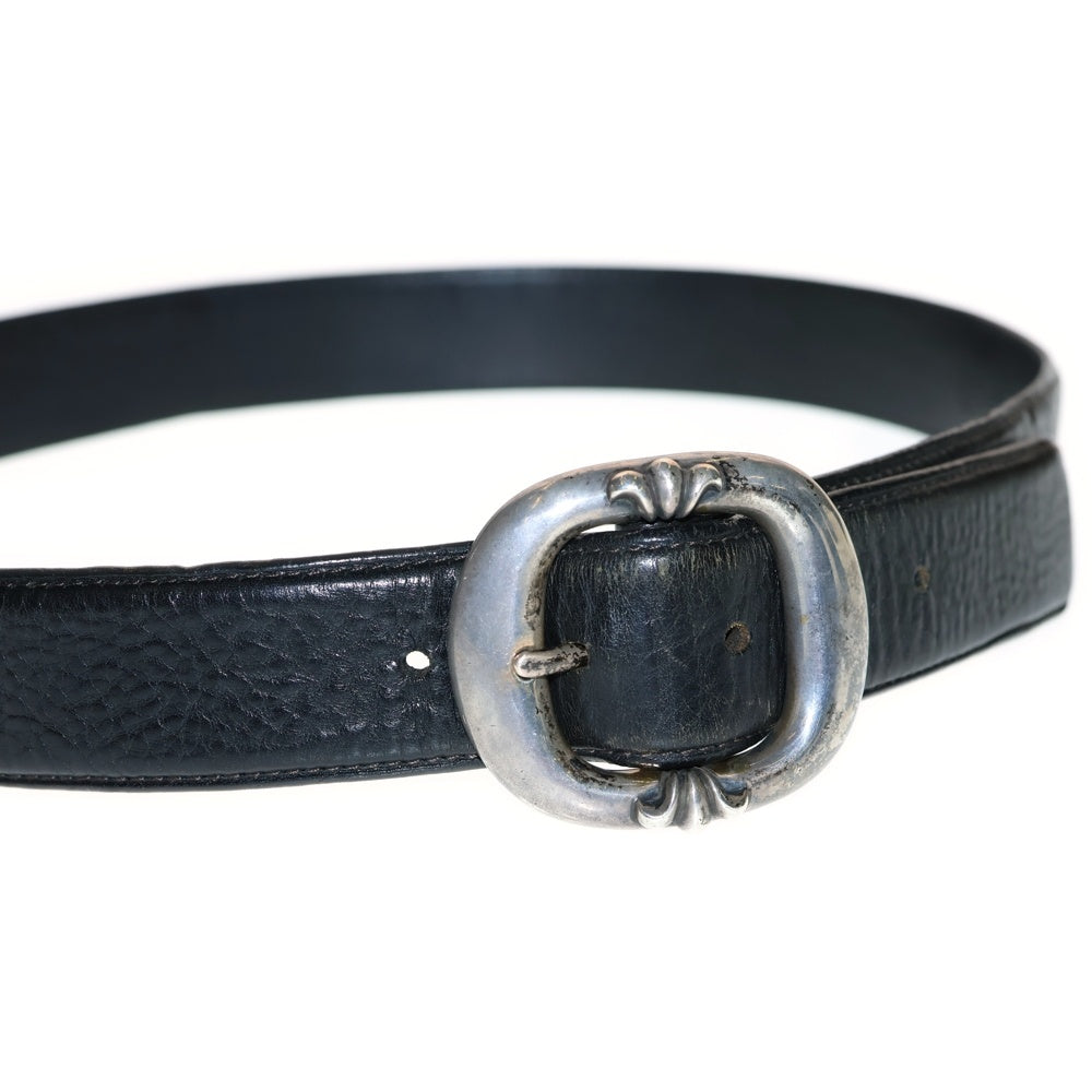 CHROME HEARTS(クロムハーツ) BLT GUNSLINGER1.5 ガンスリンガーバックル レザーベルト シルバー BCA356