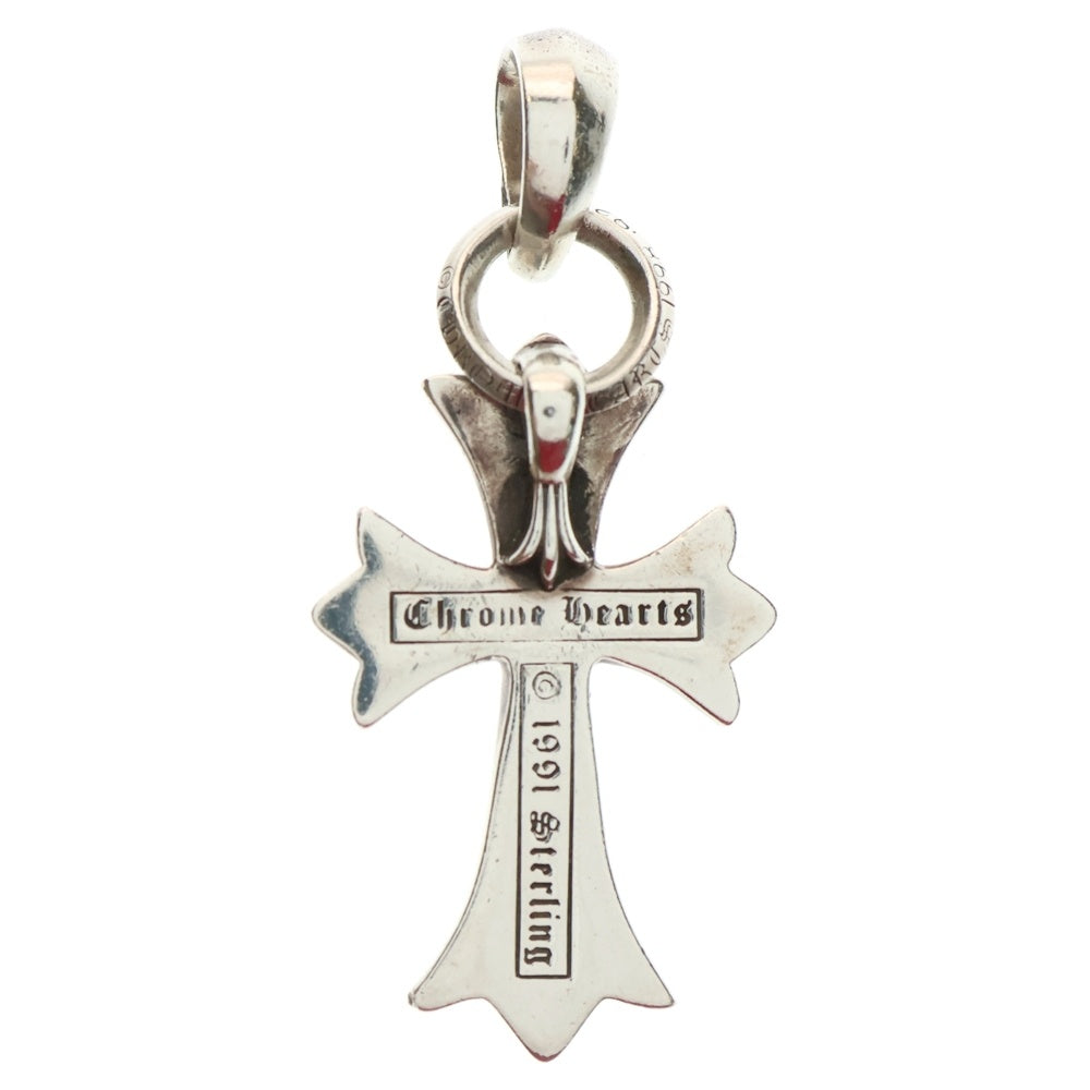 CHROME HEARTS(クロムハーツ) CH CRS SML W/BALE Wベイル スモールCHクロス ペンダントトップ シルバー BCA218