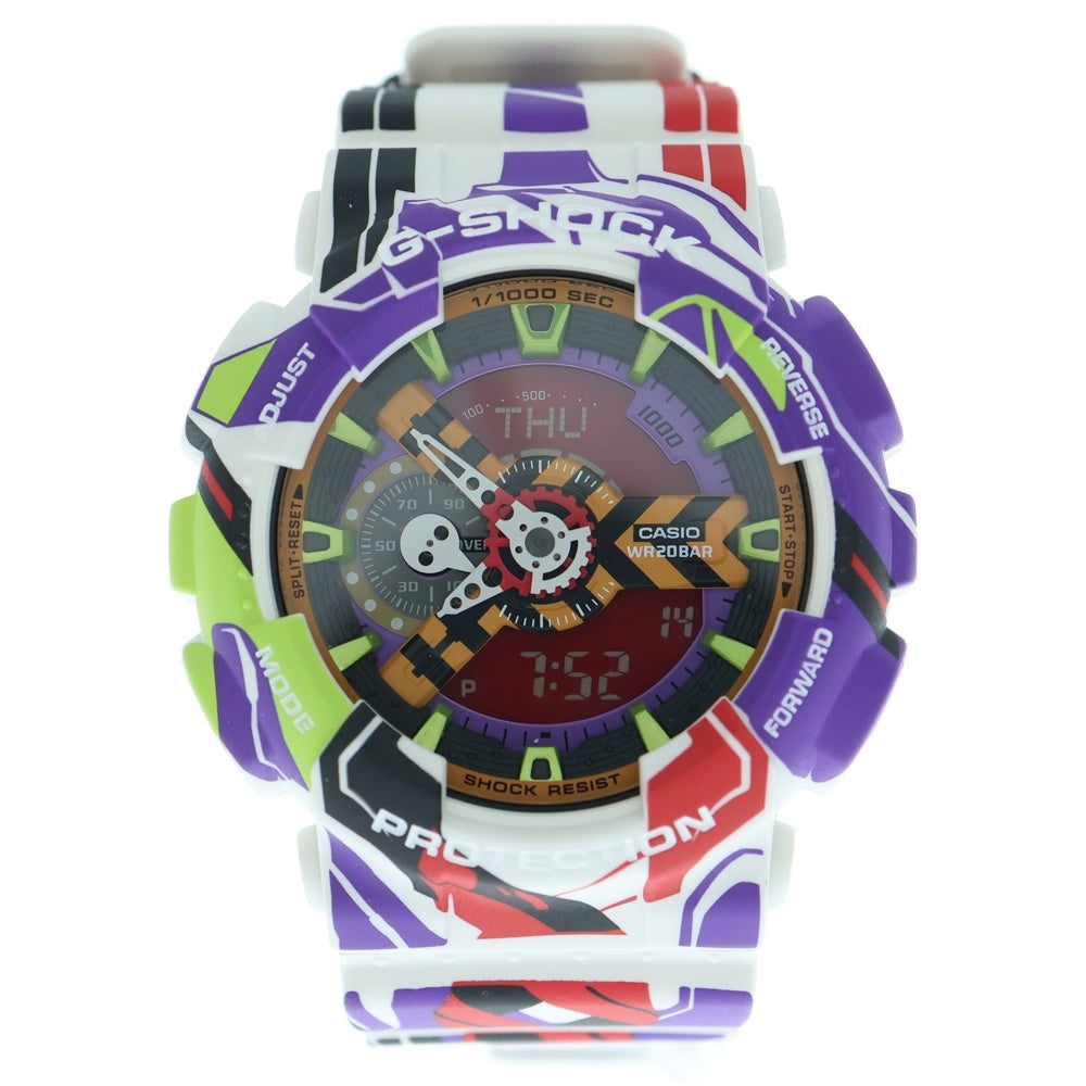 CASIO G-SHOCK(カシオ ジーショック) 110 SERIES ANALOG-DIGITA アナログデジタル 腕時計 マルチカラー GA-110EVA30-7AJR