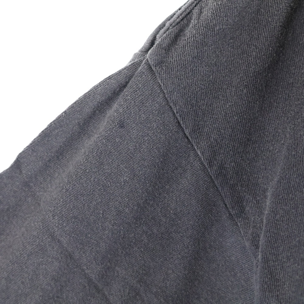 SAINT MICHAEL(セントマイケル) 24AW GS_LS TEE SM-YS1-0000-C33 GHOST IN THE SHELL 攻殻機動隊 ヴィンテージ加工 ロングスリーブ長袖シャツ長袖Tシャツカットソー ブラック