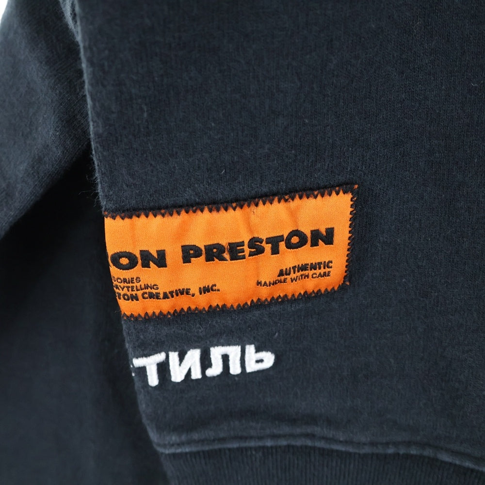 HERON PRESTON(ヘロンプレストン) 21AW LS ROLL NECK ロングスリーブ ロールネック タートルネック 長袖Tシャツ カットソー ブラック