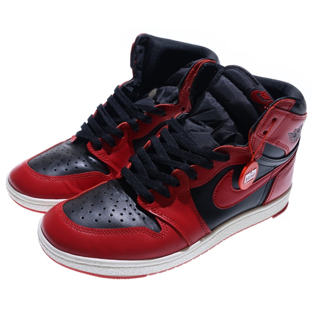 NIKE(ナイキ) Air Jordan 1 High '85 Varsity Red BQ4422-600 エアジョーダン 1 ハイ '85 バーシティレッド ハイカットスニーカー シューズ US10/28.0cm レッド