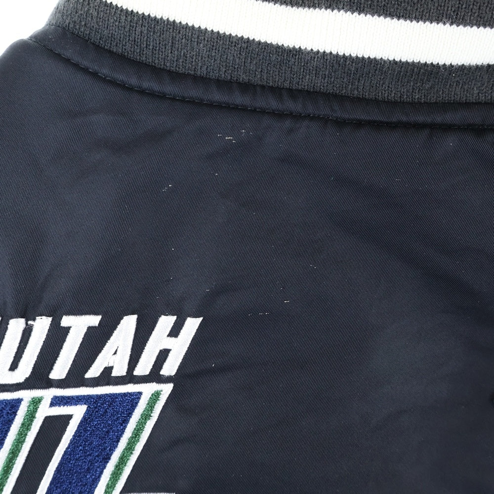 SUPREME(シュプリーム) 18SS ×NIKE ×NBA TEAMS WARM UP JACKET ナイキ エヌビーエー チーム ウォームアップジャケット スタジャン ブルゾン ブラック AO3631-010