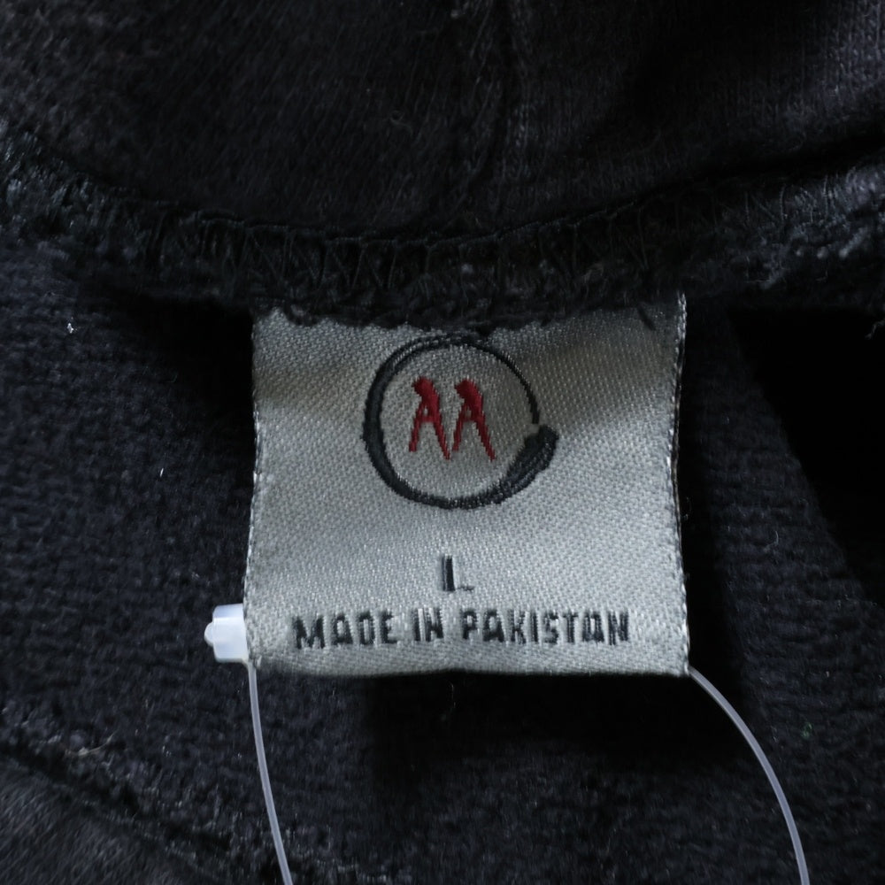 VINTAGE(ヴィンテージ) 00s Nirvana Hoodie Smile ニルバーナ スマイル プリント プルオーバーパーカー ブラック