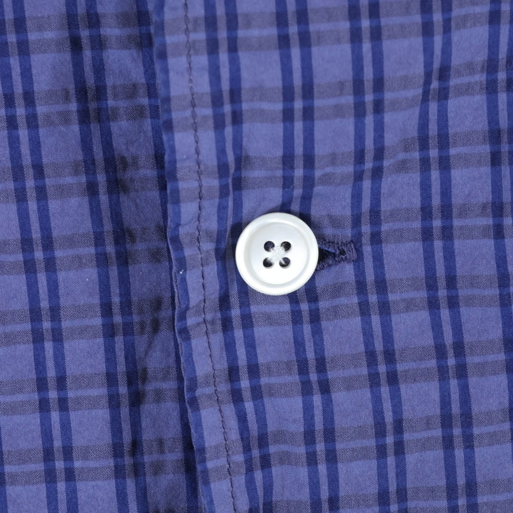 OUR LEGACY(アワーレガシー) BOX SHIRT ボックスチェックシャツ ネイビー M2252BK