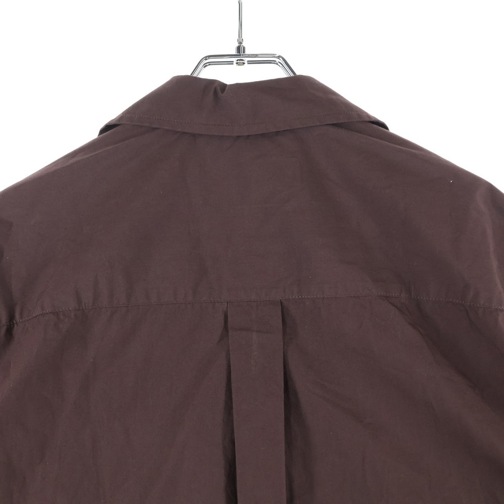 OUR LEGACY(アワーレガシー) DUO SHIRT Hefty Brown Coarse Poplin 長袖シャツ ブラウン M2252DH