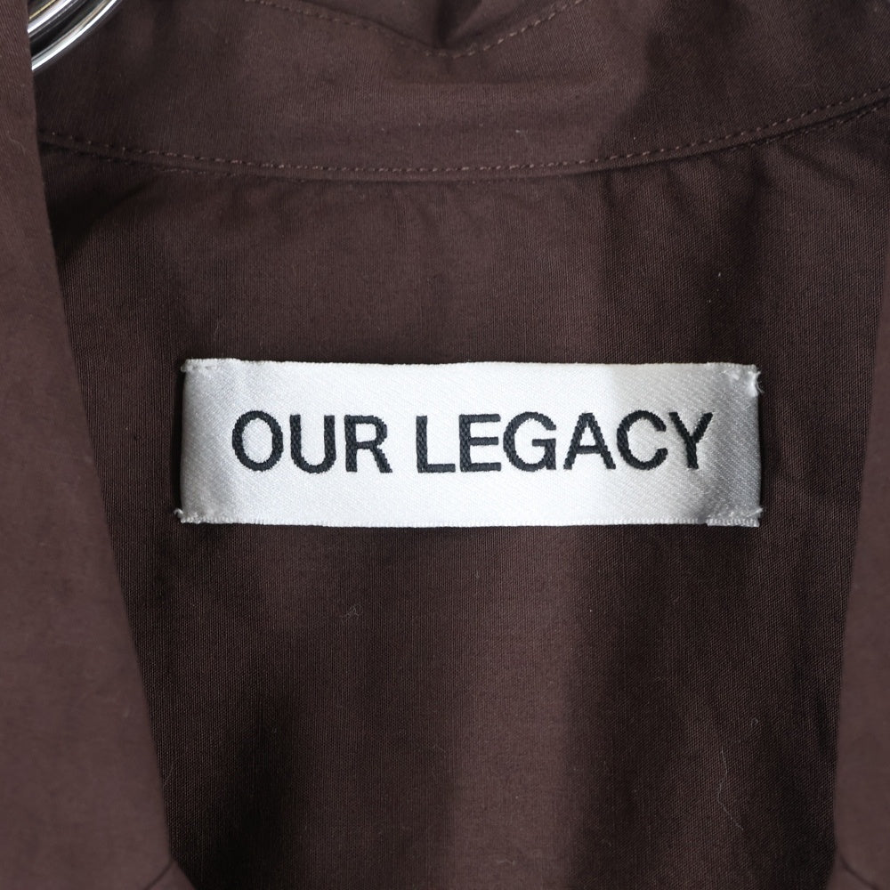 OUR LEGACY(アワーレガシー) DUO SHIRT Hefty Brown Coarse Poplin 長袖シャツ ブラウン M2252DH