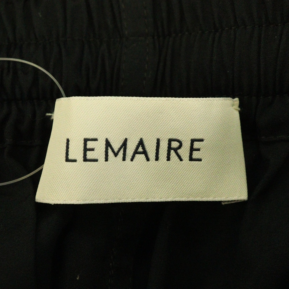 LEMAIRE(ルメール) PYJAMA PANTS コットンポプリン イージーパンツ ブラック PA1211