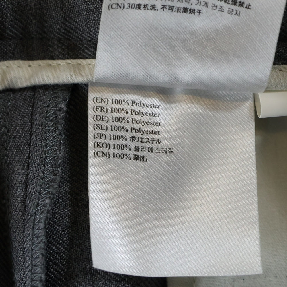 STOCKHOLM SURFBOARD CLUB(ストックホルムサーフボードクラブ) センタープレス ワイドスラックスパンツ グレー