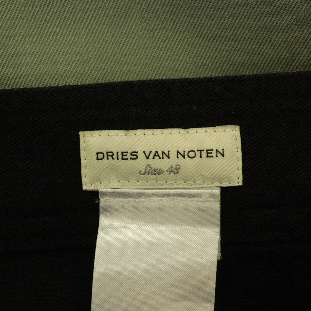 DRIES VAN NOTEN(ドリスヴァンノッテン) センタープレス スラックスパンツ ライトグリーン