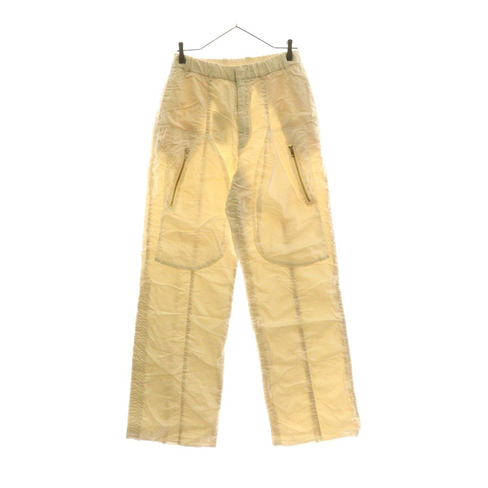 issuethings(イシューシングス) コットン カットオフ イージーパンツ ホワイト