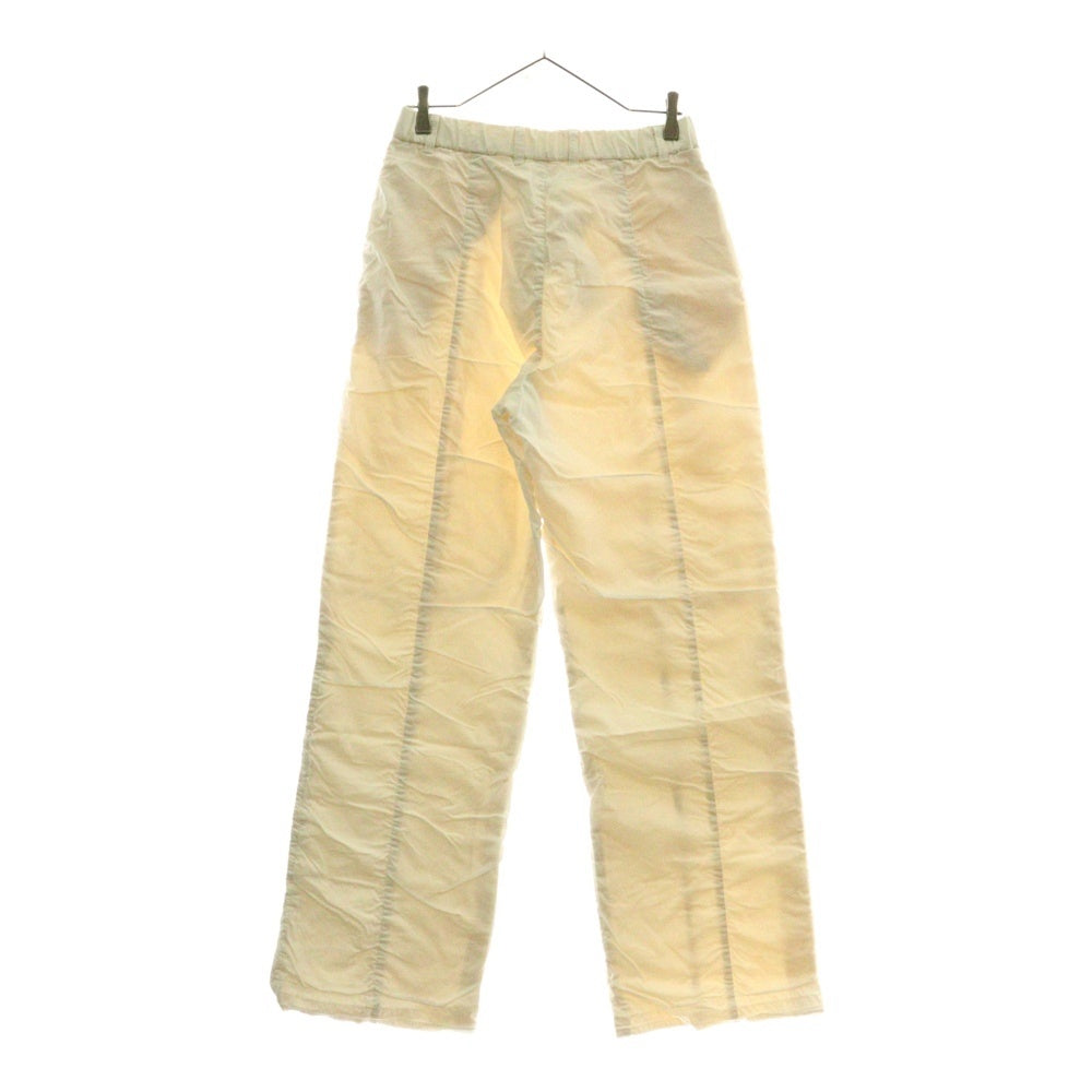 issuethings(イシューシングス) コットン カットオフ イージーパンツ ホワイト