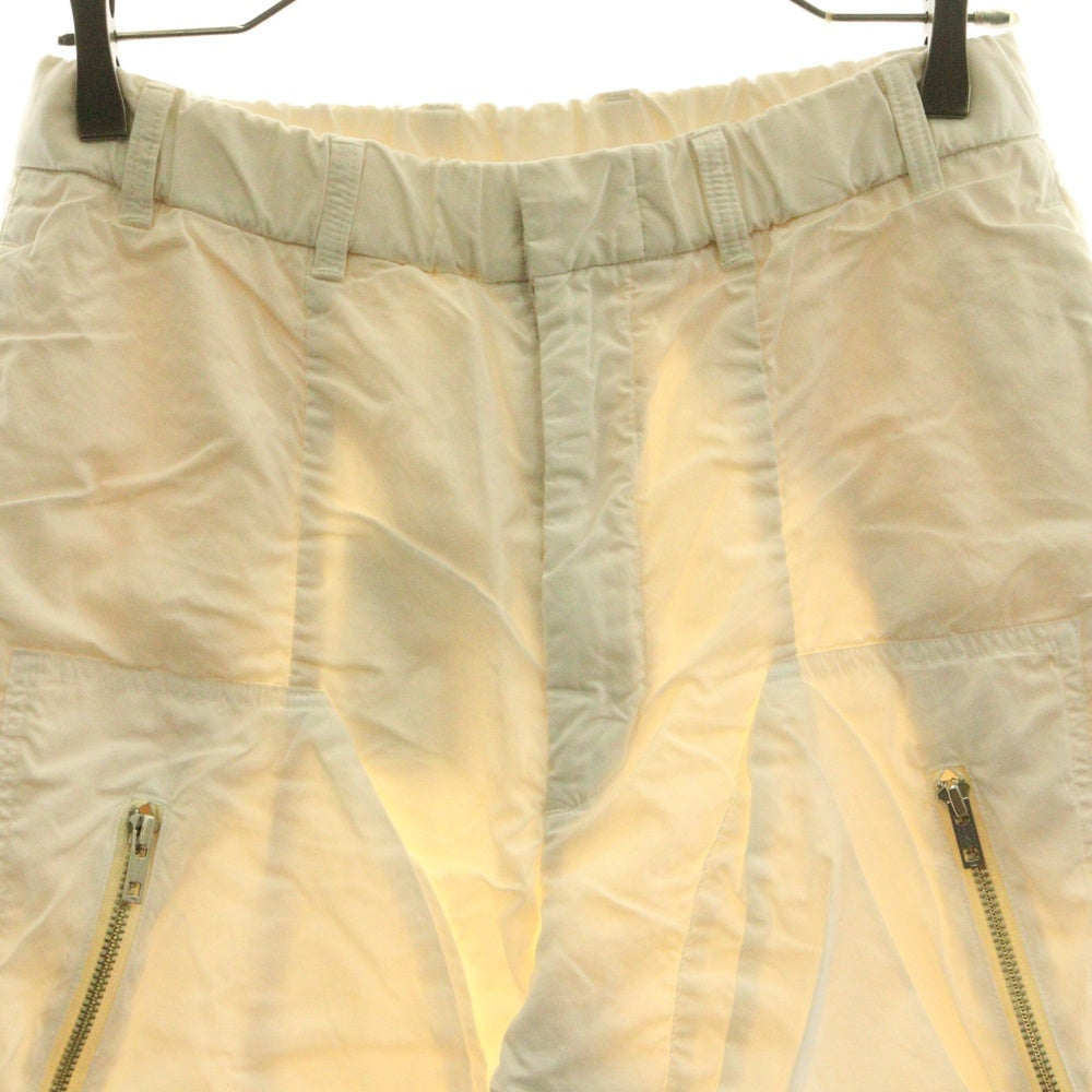 issuethings(イシューシングス) コットン カットオフ イージーパンツ ホワイト