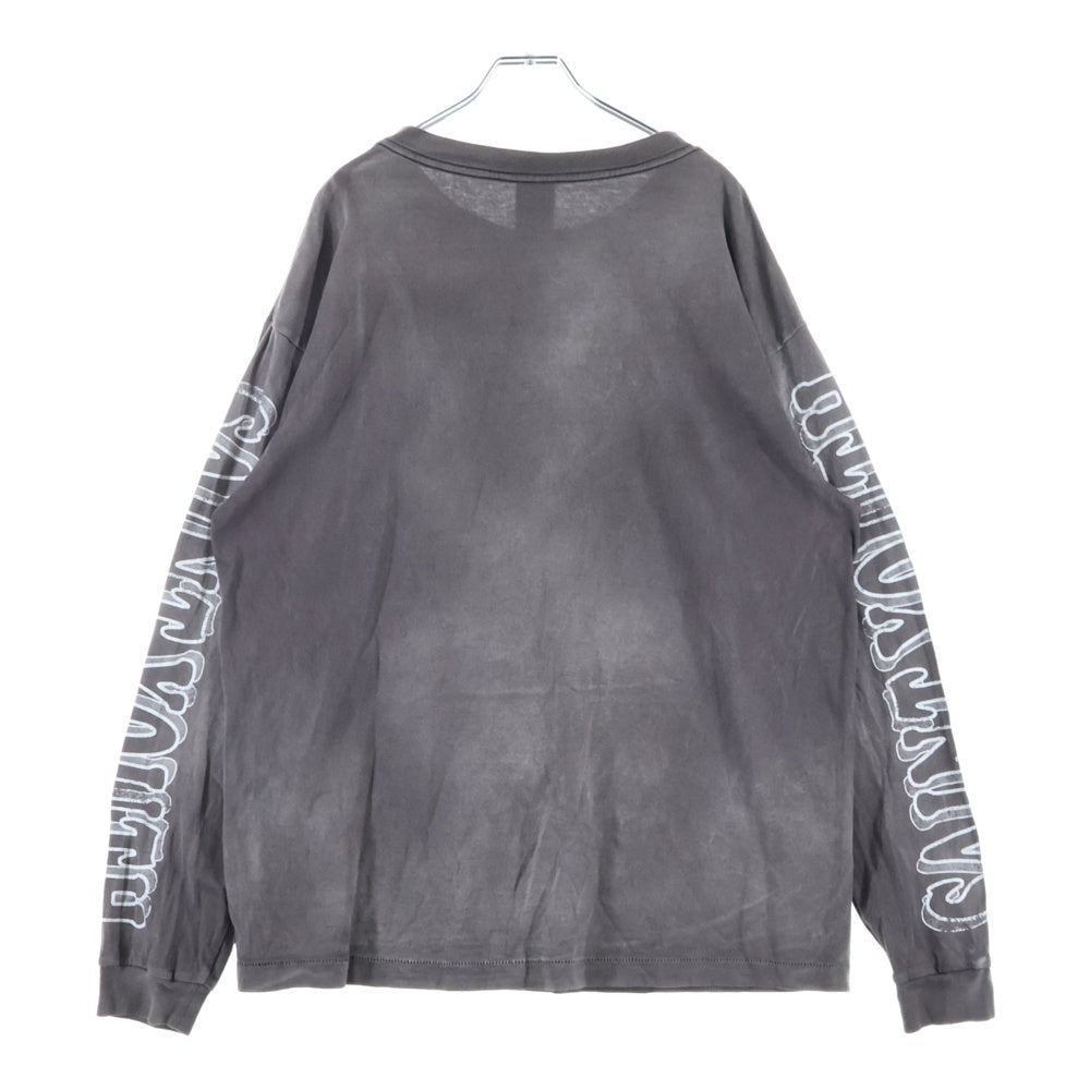 SAINT MICHAEL(セントマイケル) 21AW×DENIM TEARS LS TEE_SONICYOUTH デニムティアーズ ソニックユース ロングスリーブ 長袖Tシャツ ブラック SM-A21-0000-023