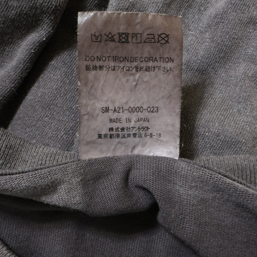 SAINT MICHAEL(セントマイケル) 21AW×DENIM TEARS LS TEE_SONICYOUTH デニムティアーズ ソニックユース ロングスリーブ 長袖Tシャツ ブラック SM-A21-0000-023