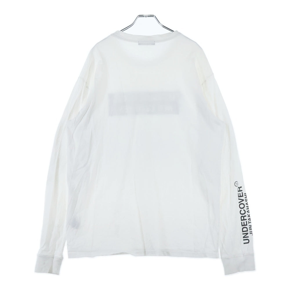 UNDERCOVER(アンダーカバー) WE MAKE NOISE NOT CLOTHES プリント ロングスリーブ 長袖Tシャツ ホワイト