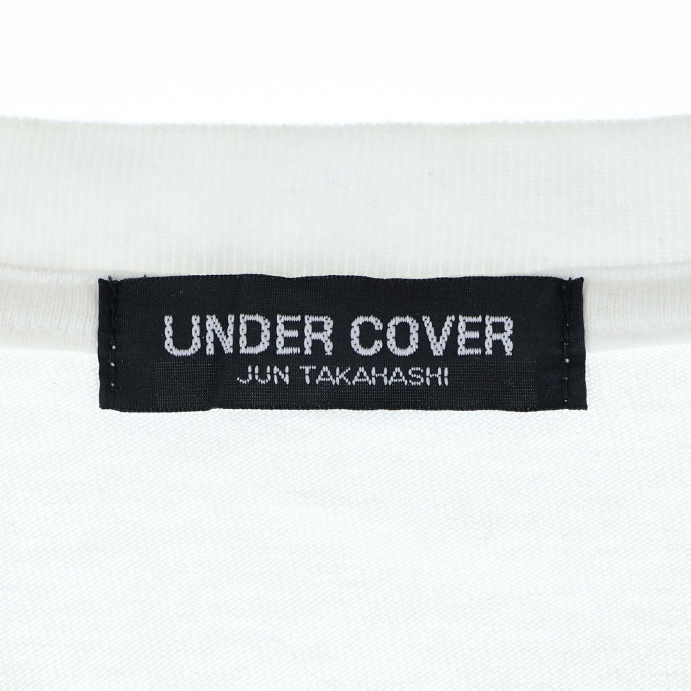 UNDERCOVER(アンダーカバー) WE MAKE NOISE NOT CLOTHES プリント ロングスリーブ 長袖Tシャツ ホワイト
