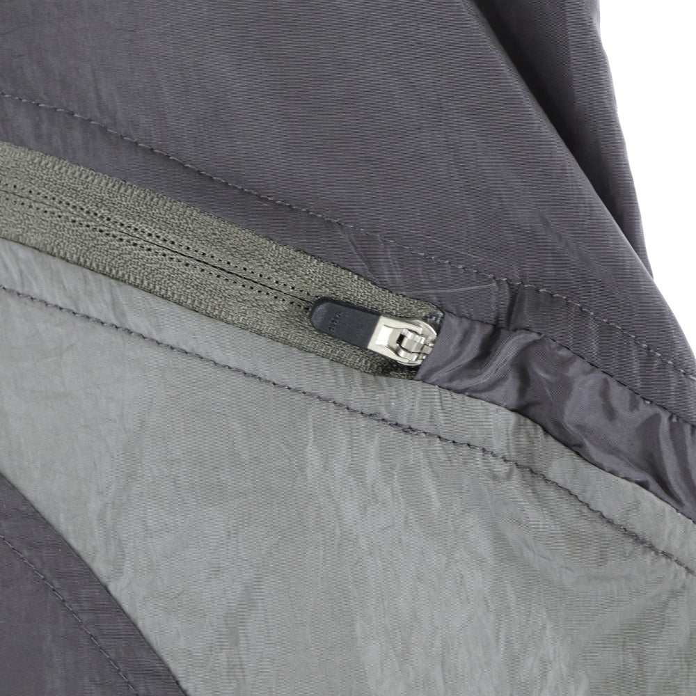 WIZZARD(ウィザード) 25SS ZIPPER WIND PANTS ジップ ワイド ナイロンパンツ ブラウン W25SS-PA040