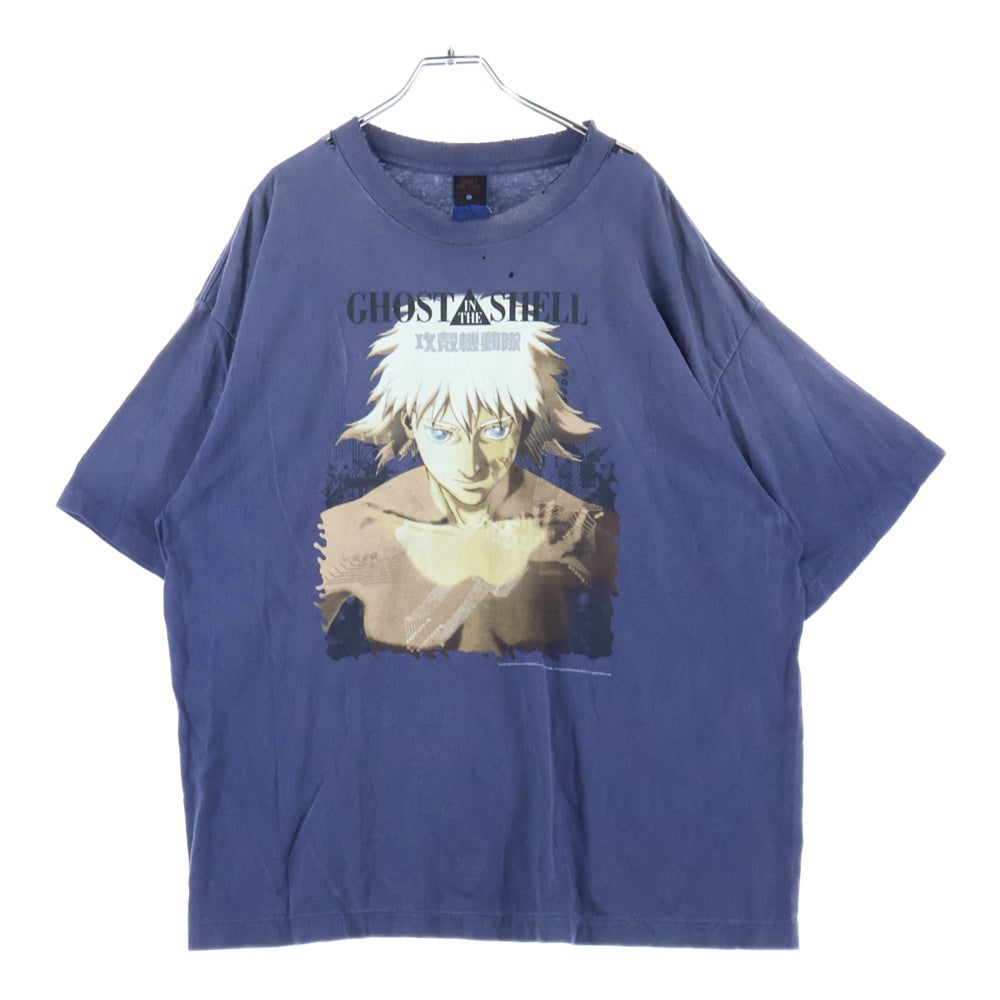 SAINT MICHAEL(セントマイケル) 25SS GS SS TEENAVY ヴィンテージ加工Tシャツ ネイビー SM-HR8-0000-C07