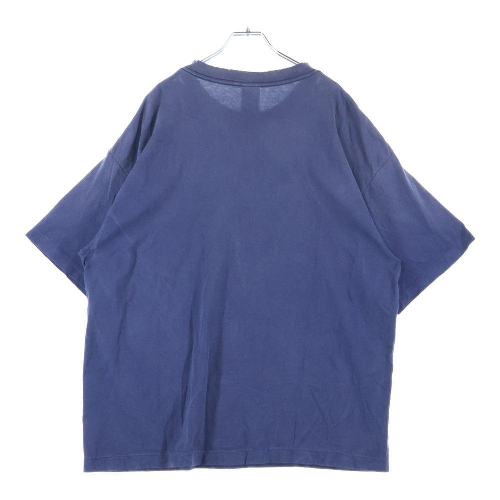 SAINT MICHAEL(セントマイケル) 25SS GS SS TEENAVY ヴィンテージ加工Tシャツ ネイビー SM-HR8-0000-C07