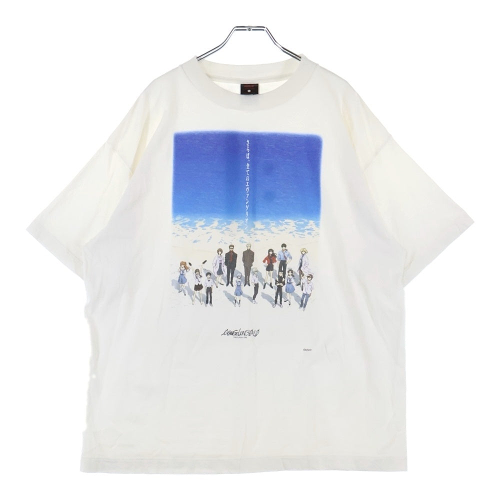 SAINT MICHAEL(セントマイケル) 25SS×GEEKS RULE EV SS TEE エヴァプリントTシャツ ホワイト SM-HR8-0000-C12