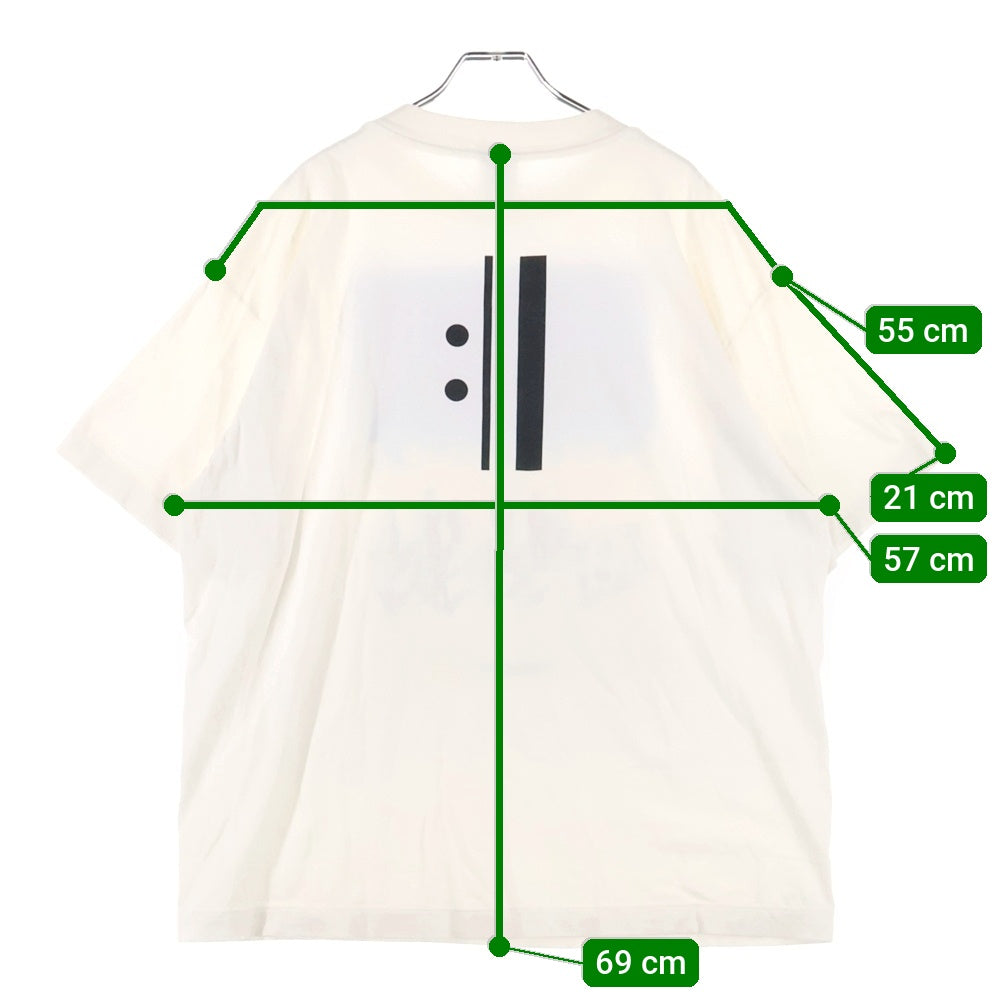 SAINT MICHAEL(セントマイケル) 25SS×GEEKS RULE EV SS TEE エヴァプリントTシャツ ホワイト SM-HR8-0000-C12