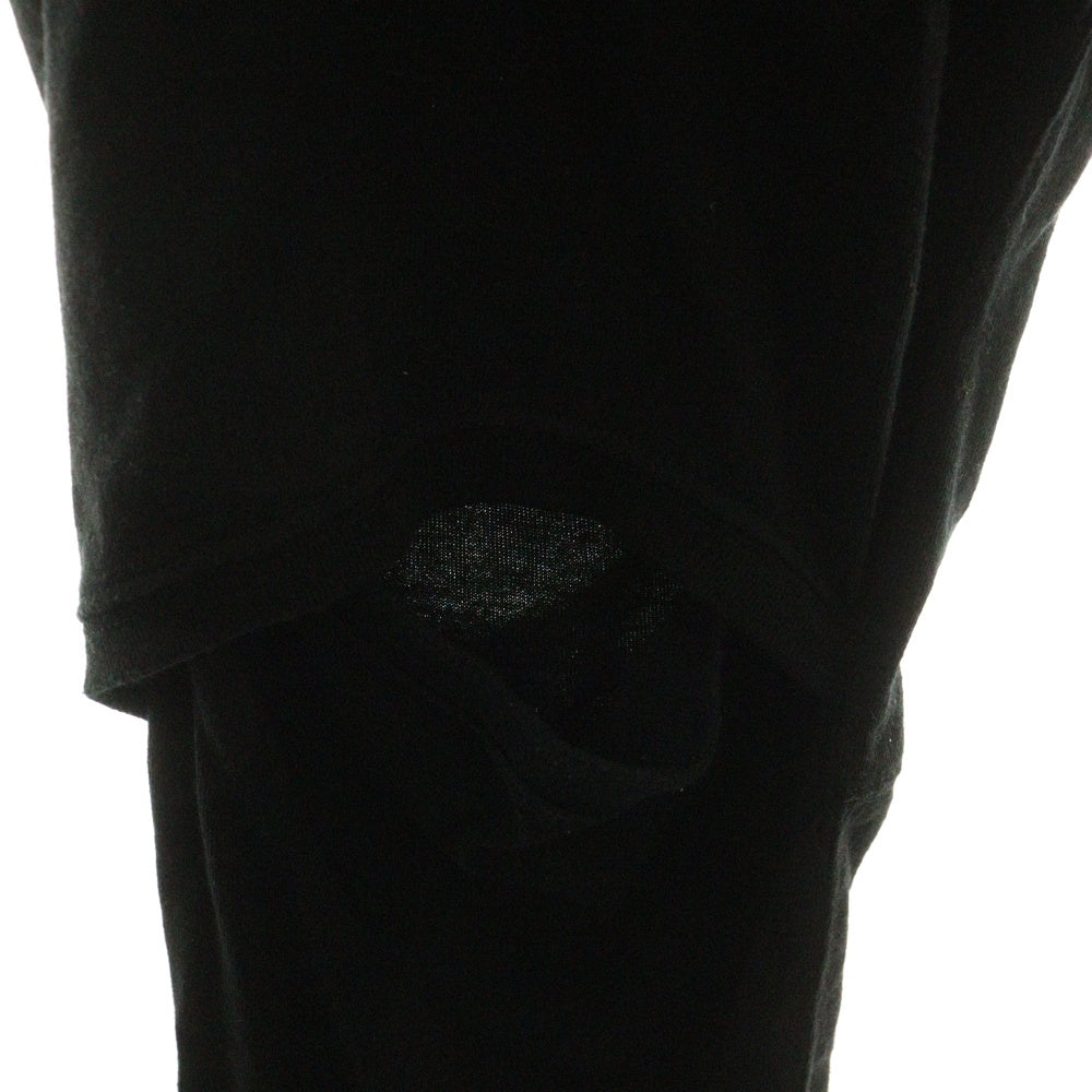 UNDERCOVER(アンダーカバー) 24SS オープンニー TEEスパッツ パンツ ブラック UC1D4515