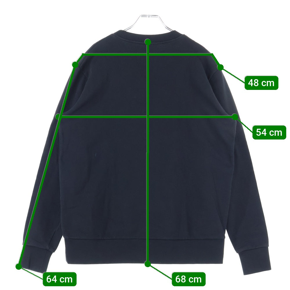 Vivienne Westwood(ヴィヴィアンウエストウッド) 19SS ミルキーウェイ スウェットトレーナー 長袖 ロゴ プリント オーブ刺繍 ブラック S25GU0115