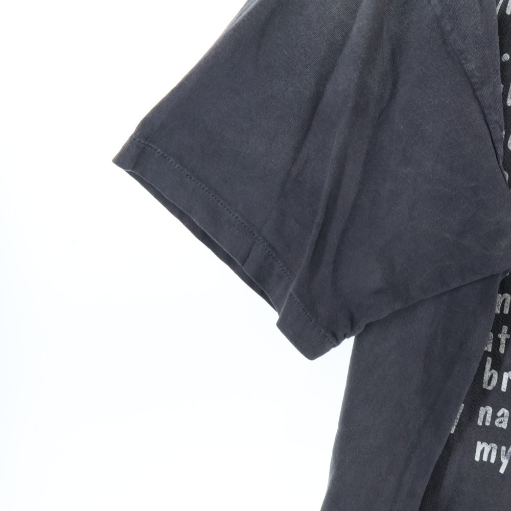 SAINT MICHAEL(セントマイケル) 25SS SS TEE RAPTURE ダメージ加工半袖Tシャツ グレー SM-HR8-0000-015