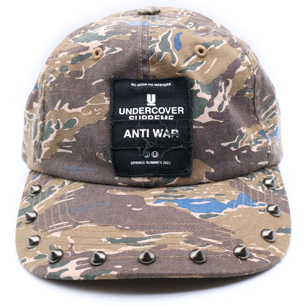 SUPREME(シュプリーム) 23SS×UNDERCOVER Studded 6-Panel アンダーカバー スタッズ 6パネル キャップ カーキ