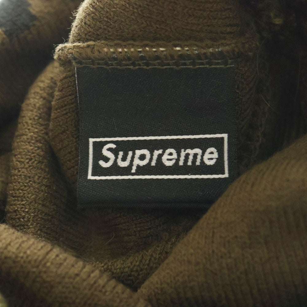 SUPREME(シュプリーム) 19AW×NEW ERA Championship Beanie ニューエラ マルチワッペン ニット ビーニー 帽子 ニットキャップ カーキ