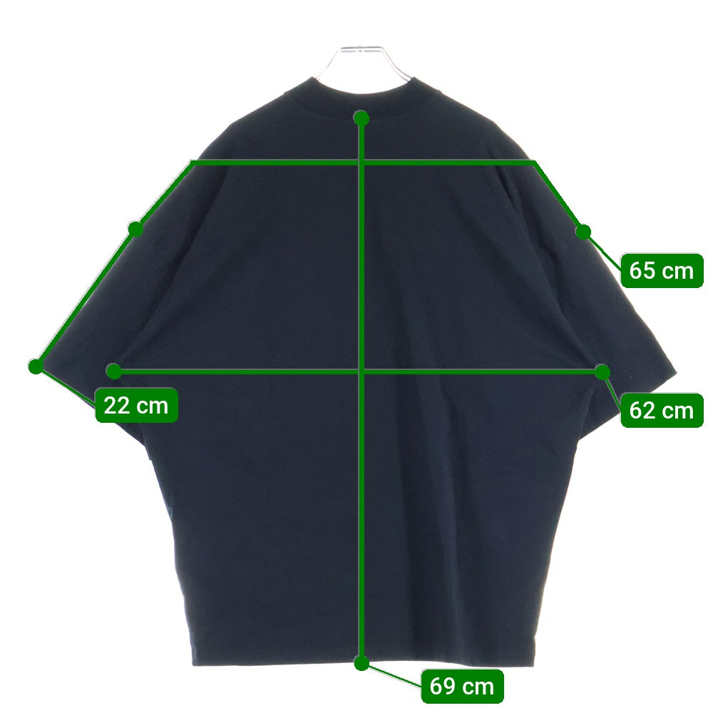 JIL SANDER(ジルサンダー) モックネック 半袖Tシャツカットソー J21GC0005 ブラック