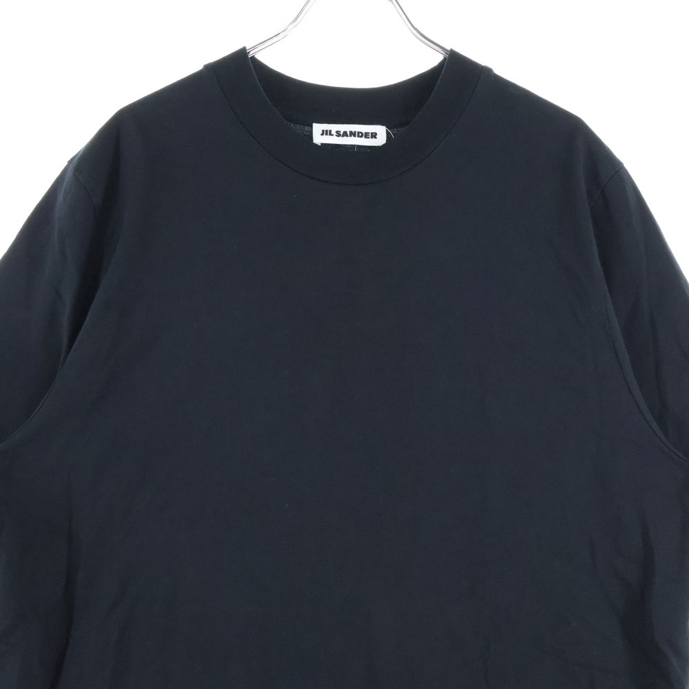 JIL SANDER(ジルサンダー) コットン クルーネック半袖Tシャツカットソー J21GC0004 ブラック