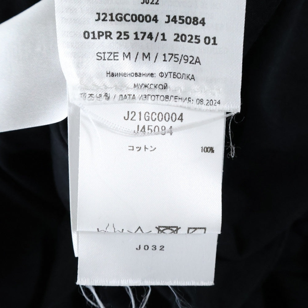 JIL SANDER(ジルサンダー) コットン クルーネック半袖Tシャツカットソー J21GC0004 ブラック