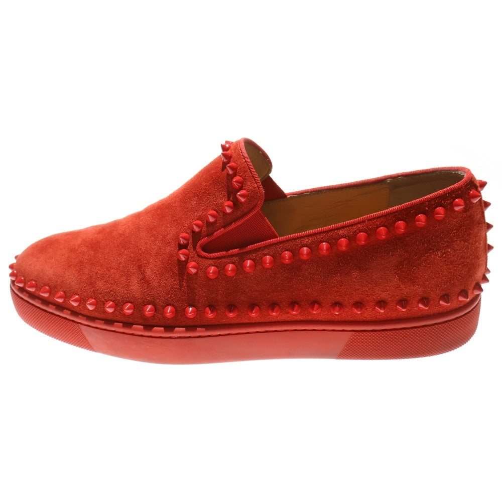 CHRISTIAN LOUBOUTIN(クリスチャンルブタン) ピックボード スウェード スニーカー スリッポン スタッズ スパイク シューズ