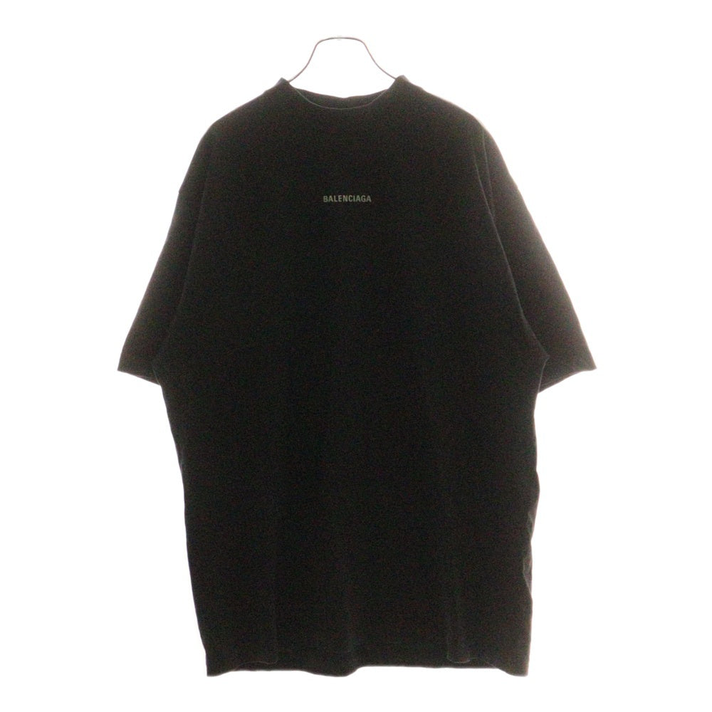 BALENCIAGA(バレンシアガ) 24SS リフレクター ロゴ 半袖Tシャツ ブラック 764235 TQVN1