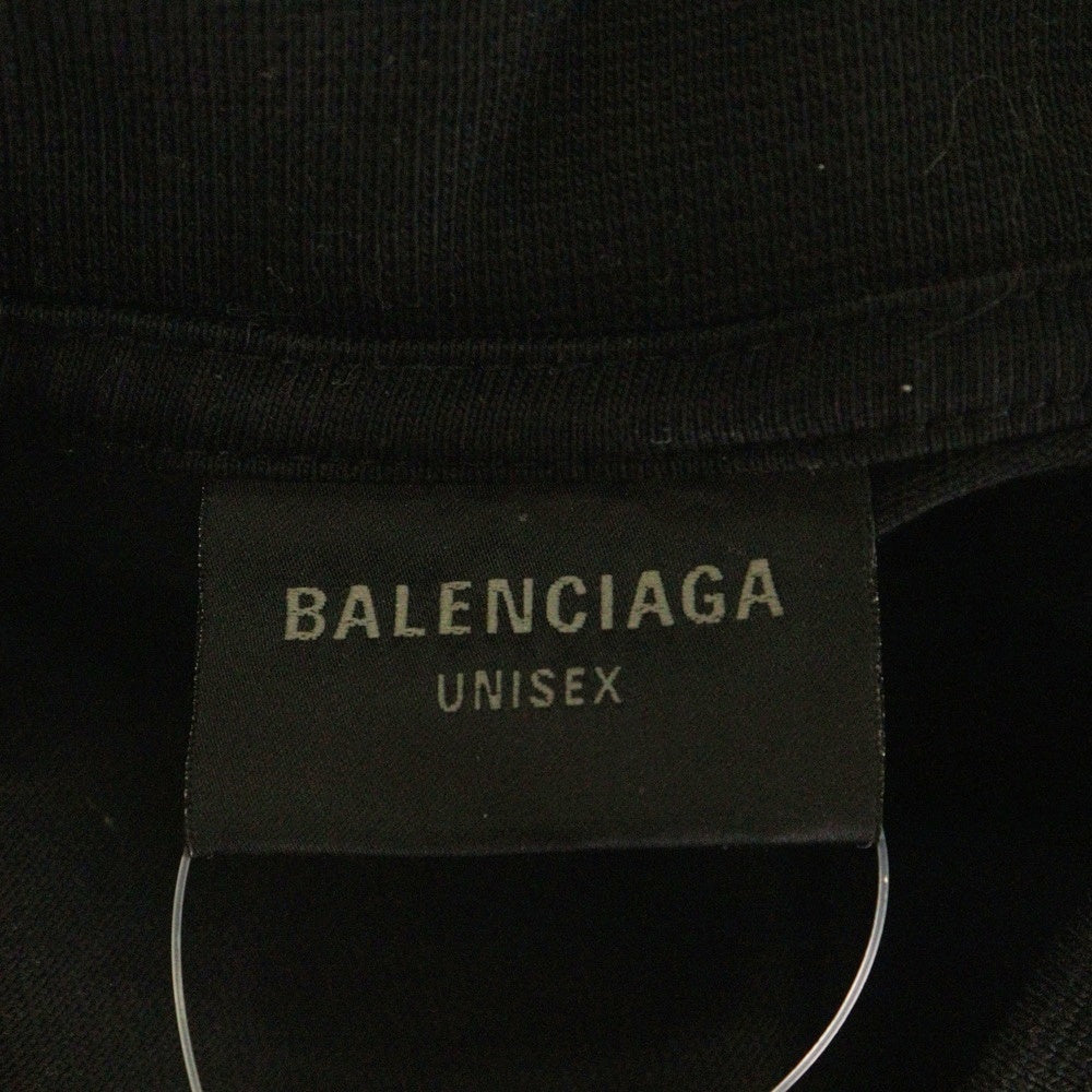 BALENCIAGA(バレンシアガ) 24SS リフレクター ロゴ 半袖Tシャツ ブラック 764235 TQVN1