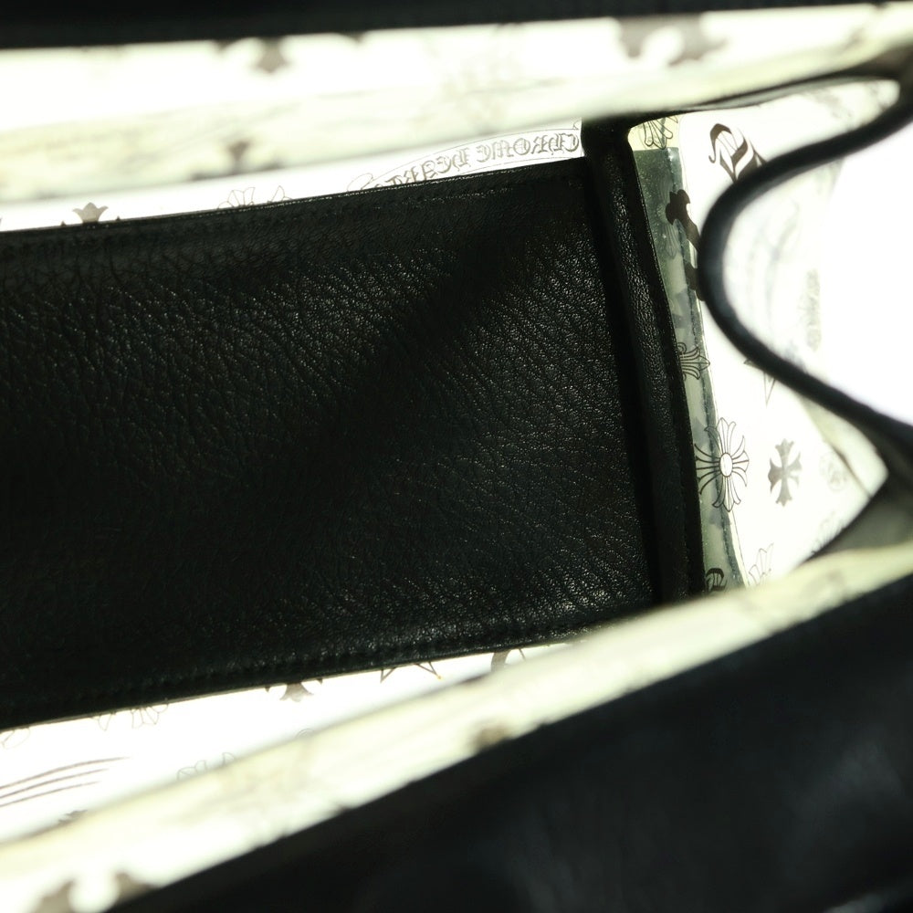 CHROME HEARTS(クロムハーツ) DREW MINI ドリューミニ PVC加工クロスボールボタントートバッグ ブラック/クリア