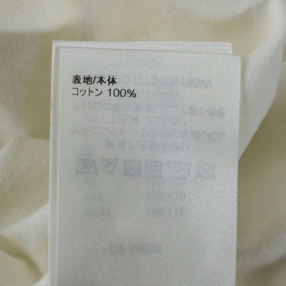 LOUIS VUITTON(ルイヴィトン) 22AW フロント エンボス クルーネック 半袖 Tシャツ カットソー ホワイト RM222Q DT3 HNY55W