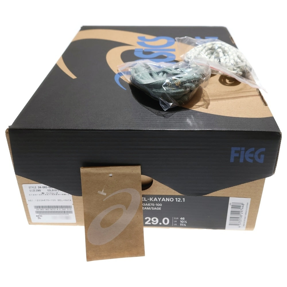 ASICS(アシックス) ×KITH Ronnie Fieg GEL-KAYANO 12.1 キス ロニーファイグ ゲルカヤノ ローカットスニーカー グレー US11.5/29cm 1203A675-100