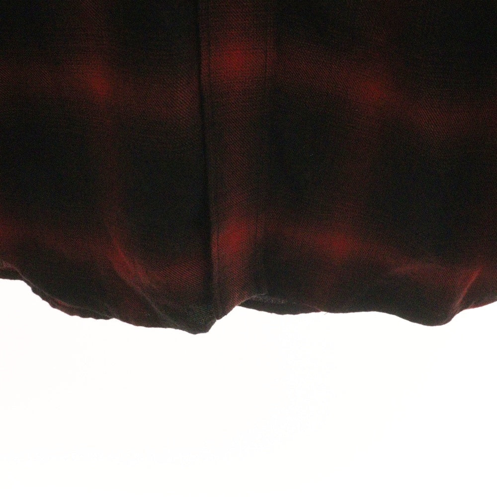 CELINE(セリーヌ) オンブレチェック長袖シャツ レッド/ブラック 2C027054D