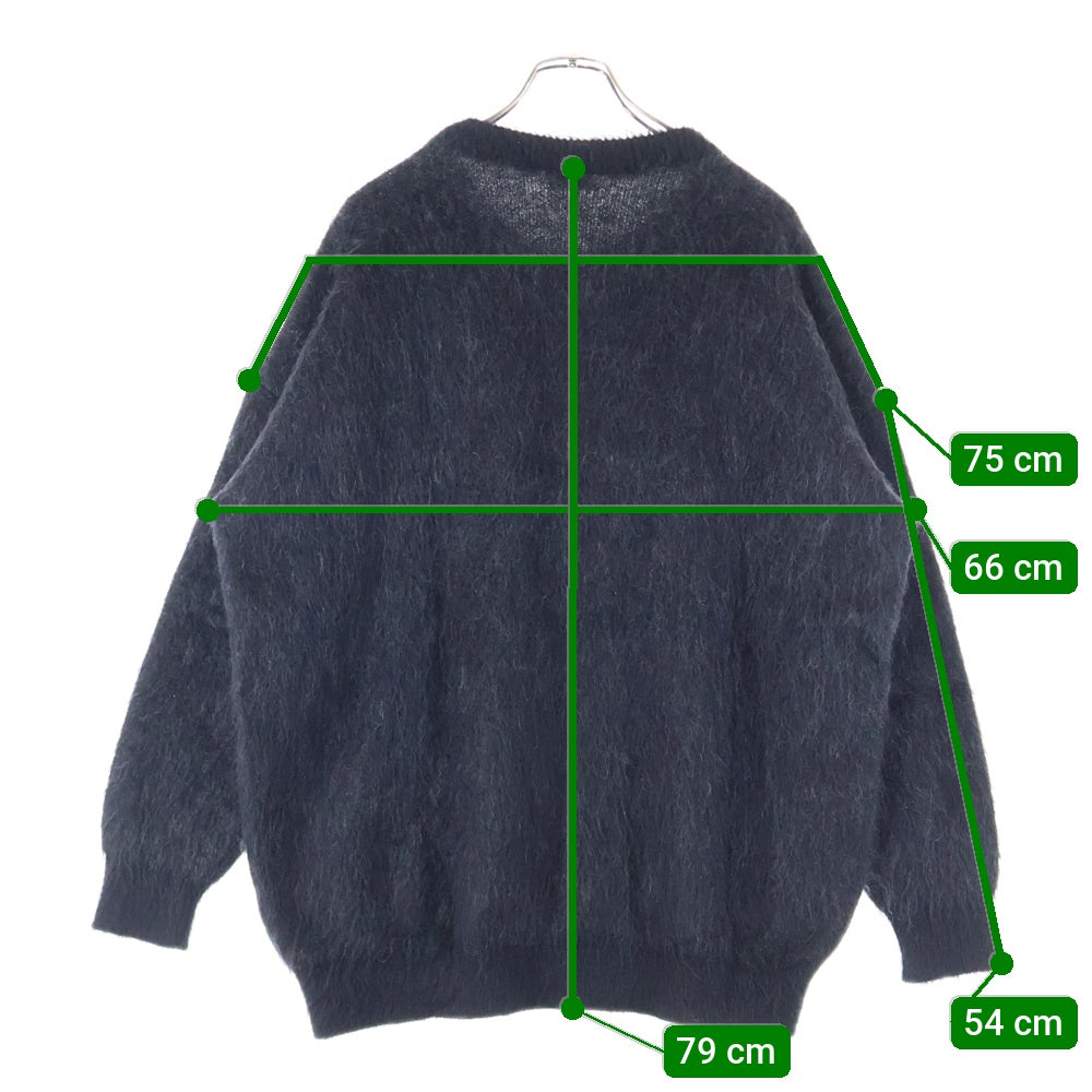 CELINE(セリーヌ) 22AW BOY DOLL ブラッシュドシルクモヘア ニット ブラック 2AC73997S