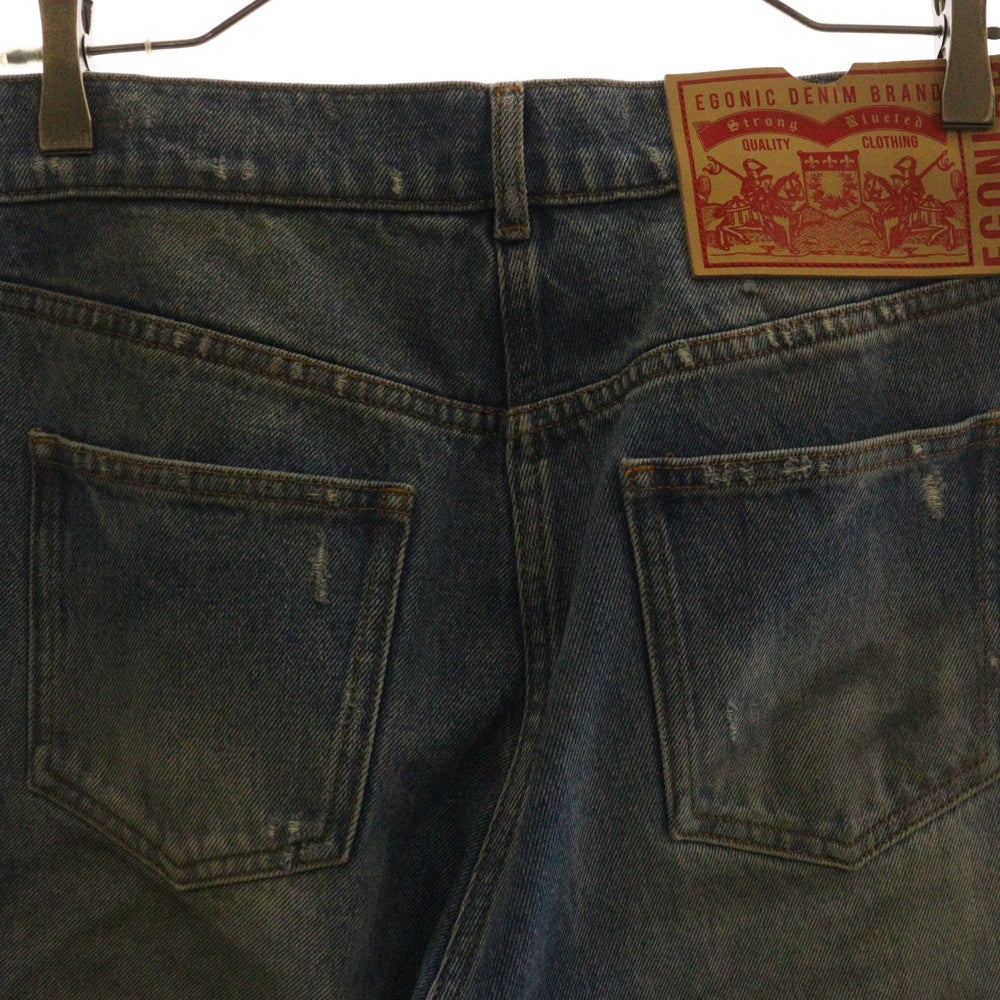 Egon Lab.(エゴンラボ) 24AW SAMY WIDE LEG DENIM サミーワイドレッグ デニム インディゴ AW24 DN 001 C