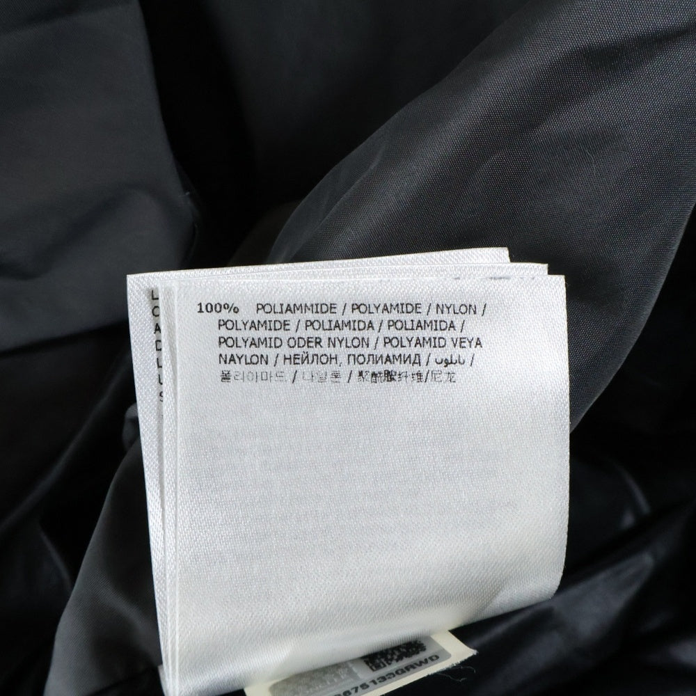 MONCLER(モンクレール) RENOIR GIUBBOTTO ナイロンジャケット ジップアップ ロゴ ワッペン ブラック 510914161185