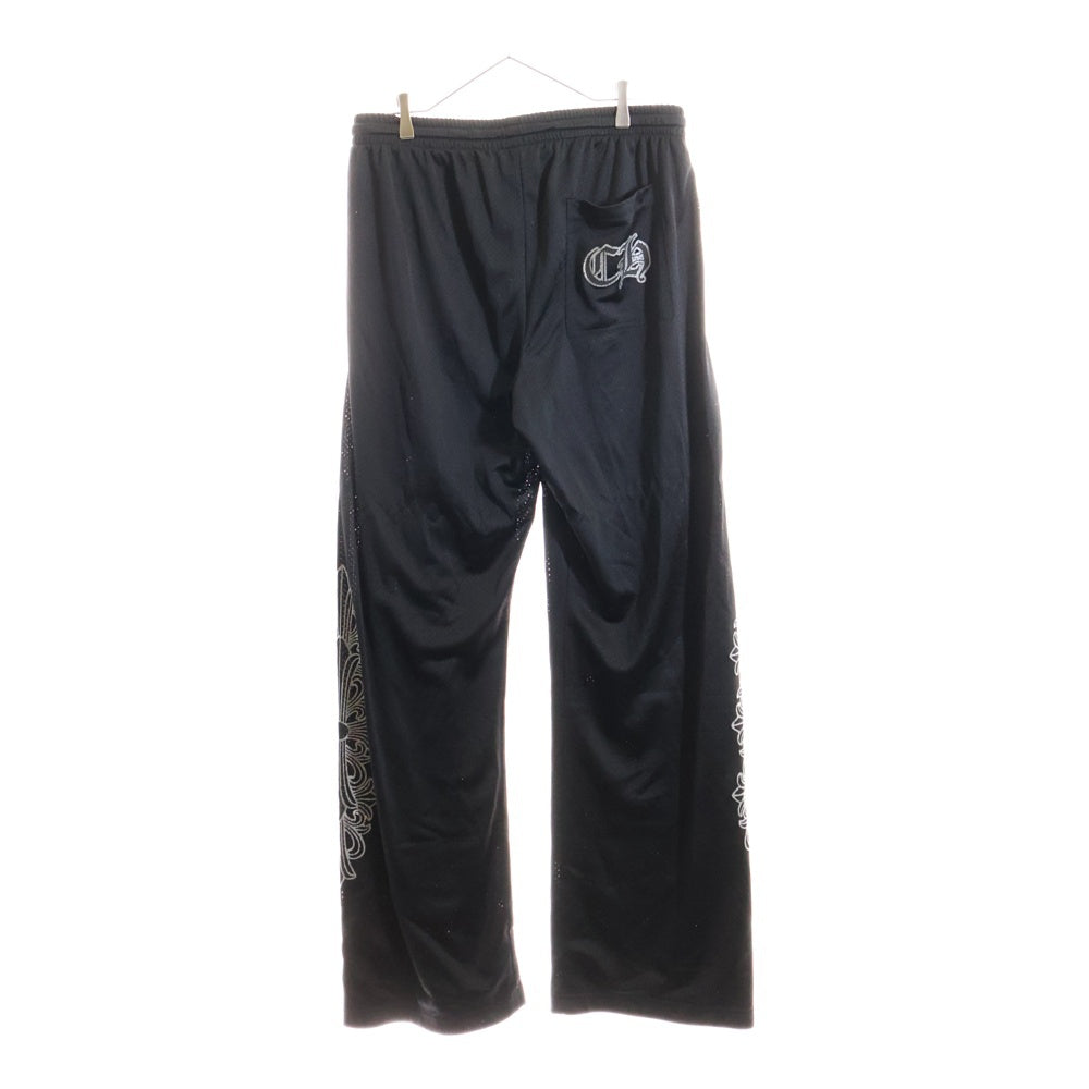 CHROME HEARTS(クロムハーツ) MESH VARSITY PANTS CHプリント メッシュ ロングパンツ ブラック