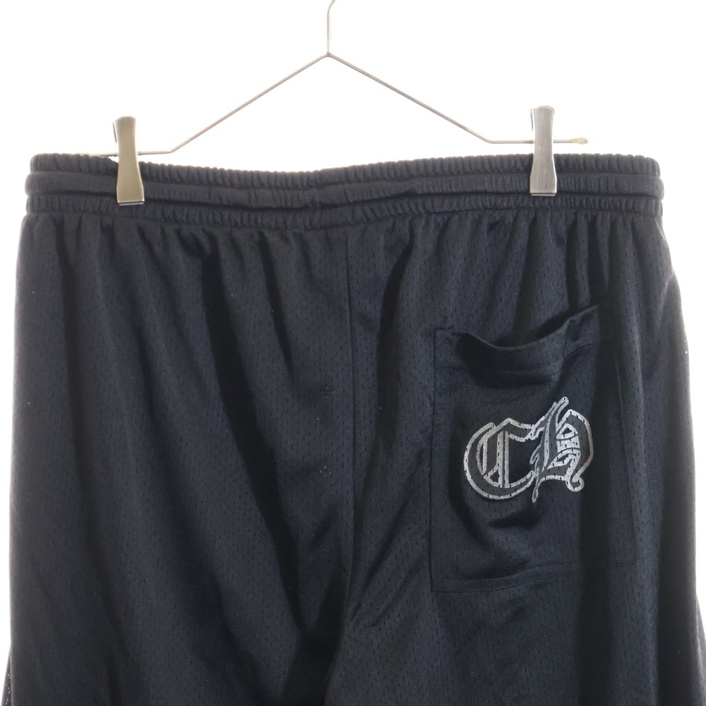 CHROME HEARTS(クロムハーツ) MESH VARSITY PANTS CHプリント メッシュ ロングパンツ ブラック