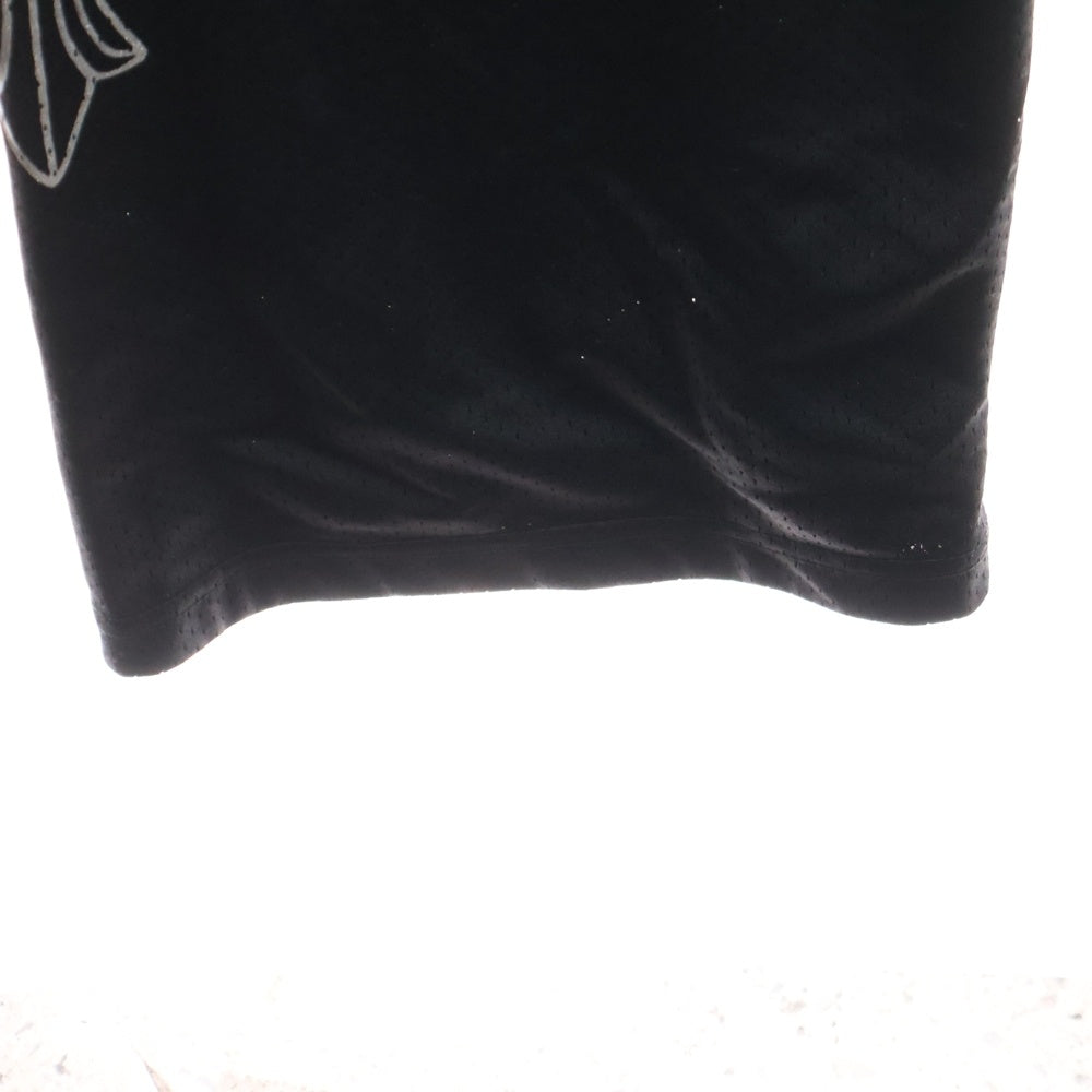 CHROME HEARTS(クロムハーツ) MESH VARSITY PANTS CHプリント メッシュ ロングパンツ ブラック