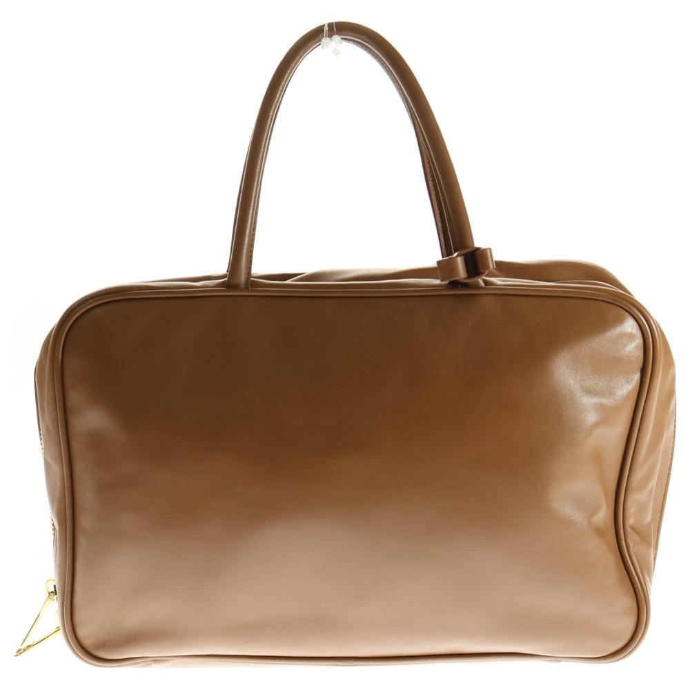 miumiu(ミュウミュウ) コニャック ショルダーバッグ ボーバッグラージ レザー ブラウン 5BB117